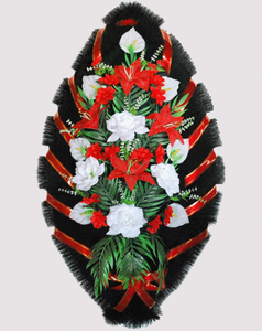 Ритуальные венки из искусственных цветов №42