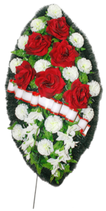 Венки ритуальные "Стандарт" №7С