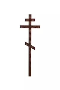 Крест сосна прямой с накладкой 210 см.